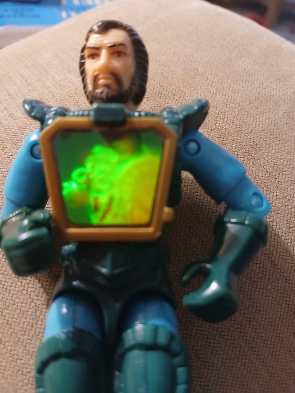 1987 Hasbro Visionaries Dark storm Darkling Lords Figure Chest Hologram